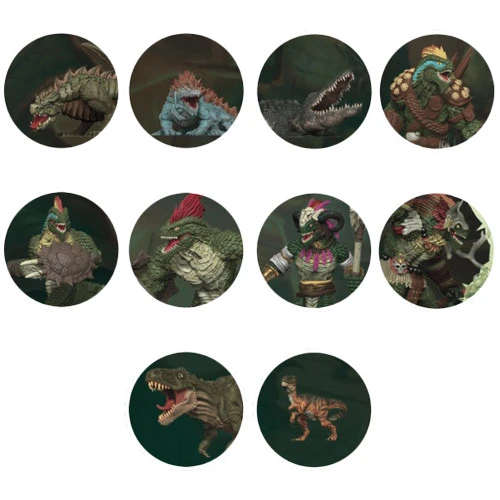 D&D Acrylic 2D Minis: Reptile Den 4 D&D Acrylic 2D Minis: Reptile Den - Image 2