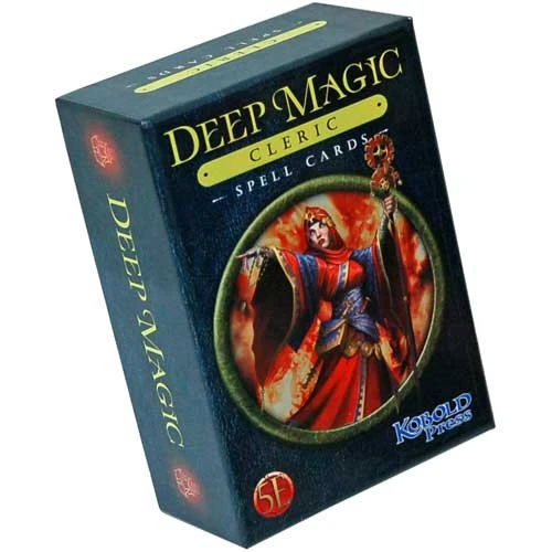 Deep Magic Spell Cards: Cleric 0-9 (D&D 5E Compatible) 3 Deep Magic Spell Cards: Cleric 0-9 (D&D 5E Compatible)