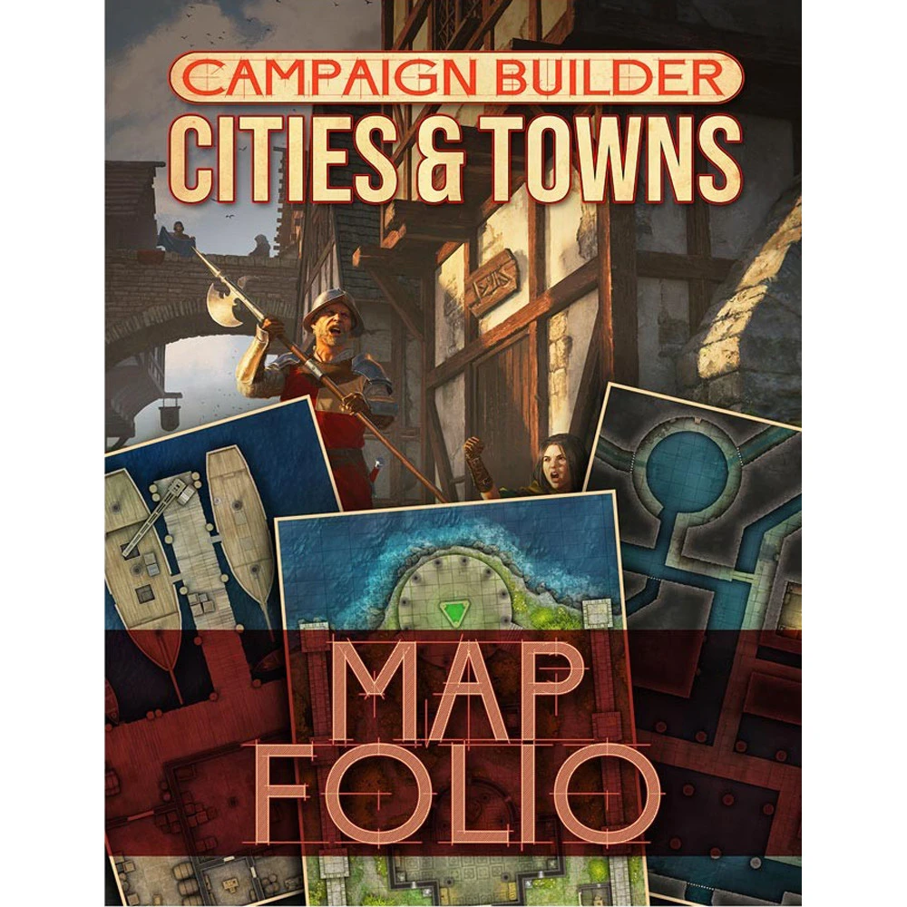 Campaign Builder: Cities & Towns Map Folio (D&D 5E Compatible) 3 Campaign Builder: Cities & Towns Map Folio (D&D 5E Compatible)