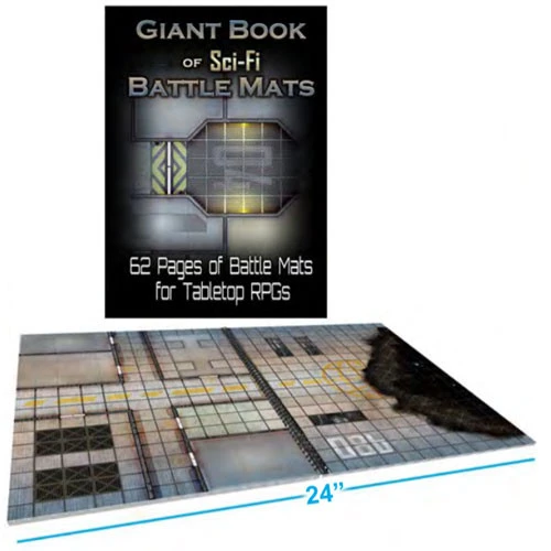 Giant Book Of Sci-fi Battle Mats 3 Giant Book Of Sci-fi Battle Mats
