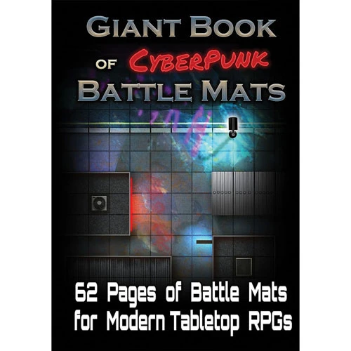 Giant Book Of Cyberpunk Battle Mats 3 Giant Book Of Cyberpunk Battle Mats