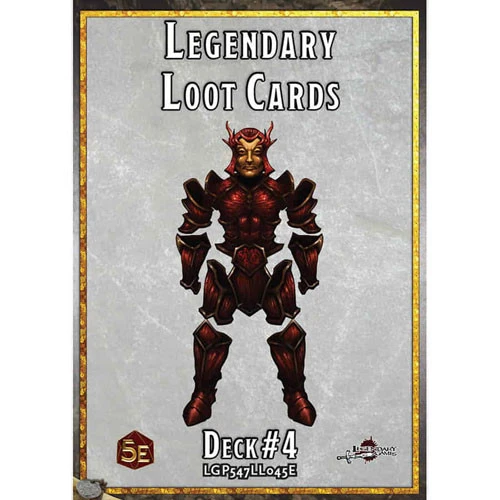 Legendary Loot Cards: Deck #4 (D&D 5E Compatible) (Preorder) 3 Legendary Loot Cards: Deck #4 (D&D 5E Compatible) (Preorder)