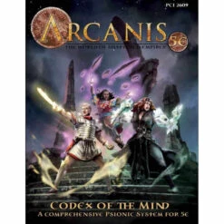 Arcanis RPG: The Codex Of The Mind (D&D 5E Compatible) (Preorder)
