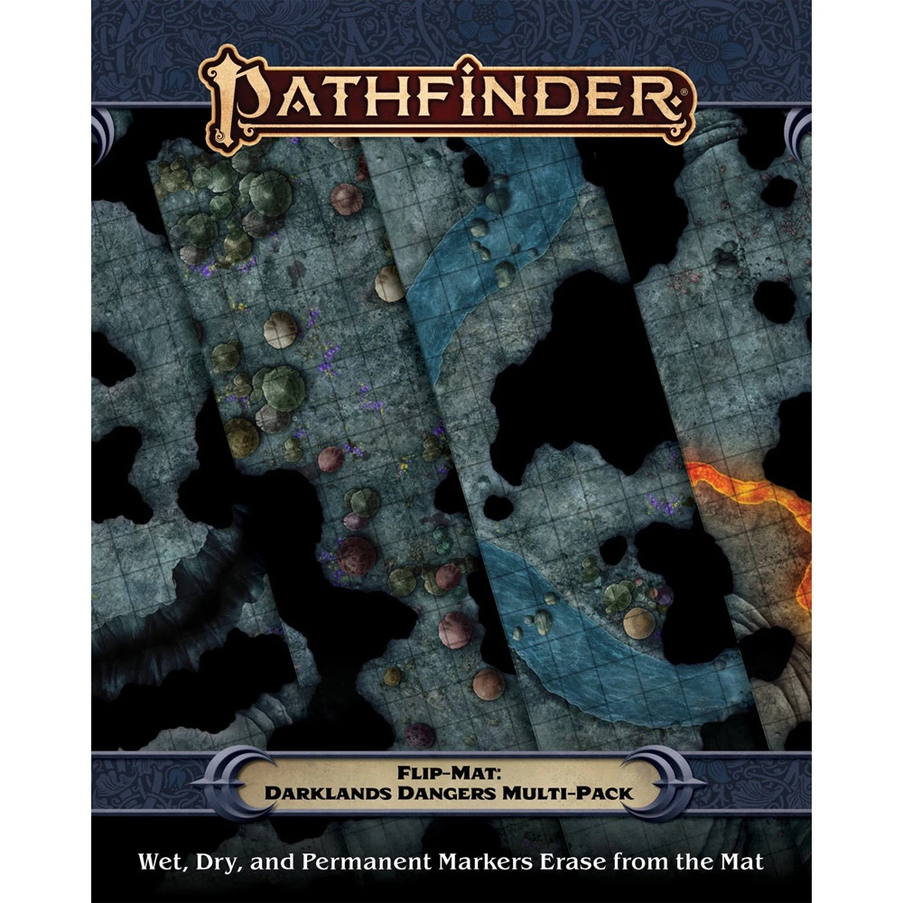 Pathfinder 2E RPG: Flip-Mat - Darklands Dangers Multi-Pack 3 Pathfinder 2E RPG: Flip-Mat - Darklands Dangers Multi-Pack