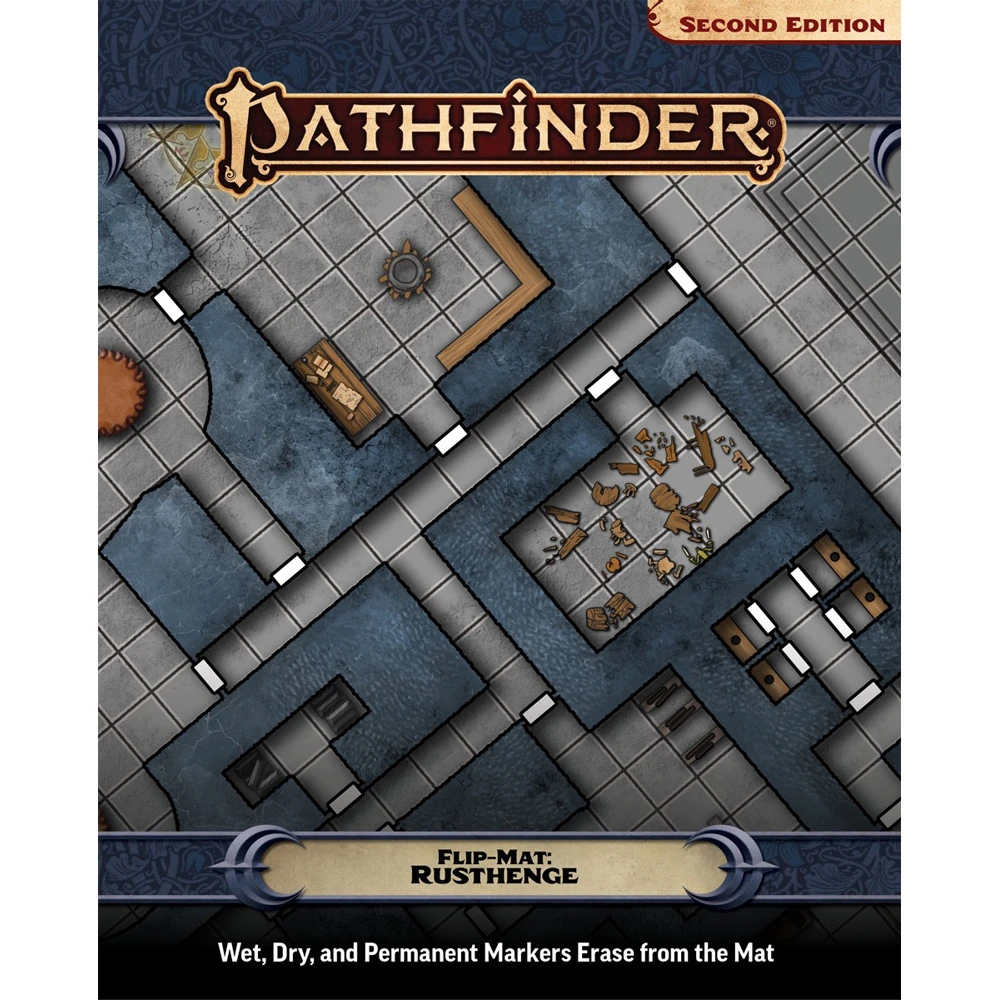 Pathfinder 2E RPG: Flip-Mat - Rusthenge (Preorder) 3 Pathfinder 2E RPG: Flip-Mat - Rusthenge (Preorder)