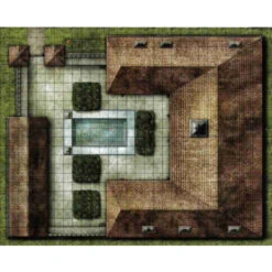 Pathfinder 2E RPG: Flip-Mat Classics - Noble Estate -Miniaturemarket Online Store pzo31043 3
