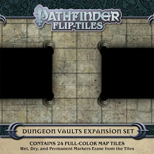 Pathfinder RPG: Flip-Tiles - Dungeon Vaults Expansion Set 3 Pathfinder RPG: Flip-Tiles - Dungeon Vaults Expansion Set