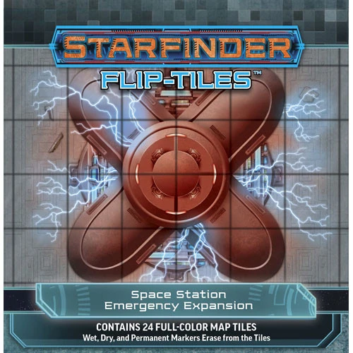 Starfinder RPG: Flip-Tiles - Space Station Emergency Expansion 3 Starfinder RPG: Flip-Tiles - Space Station Emergency Expansion