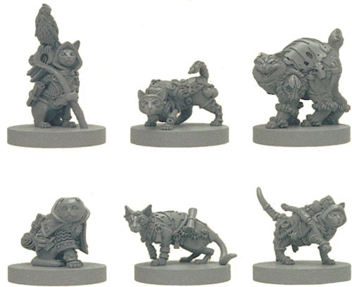Animal Adventures RPG: Miniatures Set - Cats & Catacombs Vol 1 3 Animal Adventures RPG: Miniatures Set - Cats & Catacombs Vol 1