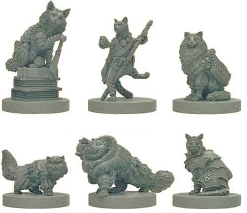 Animal Adventures RPG: Miniatures Set - Cats & Catacombs Vol 2 3 Animal Adventures RPG: Miniatures Set - Cats & Catacombs Vol 2