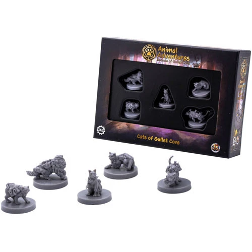 Animal Adventures RPG: Miniatures Set - Cats Of Gullet Cove 3 Animal Adventures RPG: Miniatures Set - Cats Of Gullet Cove