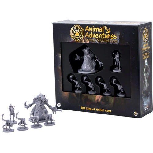 Animal Adventures RPG: Miniatures Set - Rat King Of Gullet Cove 3 Animal Adventures RPG: Miniatures Set - Rat King Of Gullet Cove