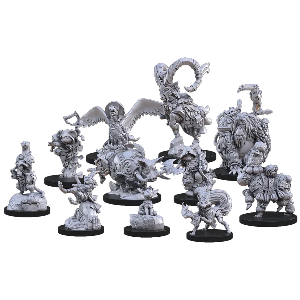 Animal Adventures RPG: Miniatures Set - Animals Of The Faraway Sea 3 Animal Adventures RPG: Miniatures Set - Animals Of The Faraway Sea