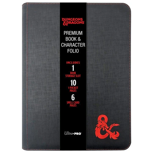 Ultra Pro D&D Premium Zippered Book & Character Folio 3 Ultra Pro D&D Premium Zippered Book & Character Folio