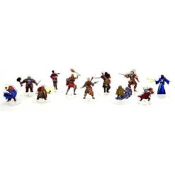 D&D Acrylic 2D Minis: Player Character Pack -Miniaturemarket Online Store wzk94502 6