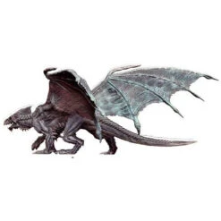 D&D Acrylic 2D Minis: Icewind Dale Set 3 - Young Adult White Dragon -Miniaturemarket Online Store wzk94507 6
