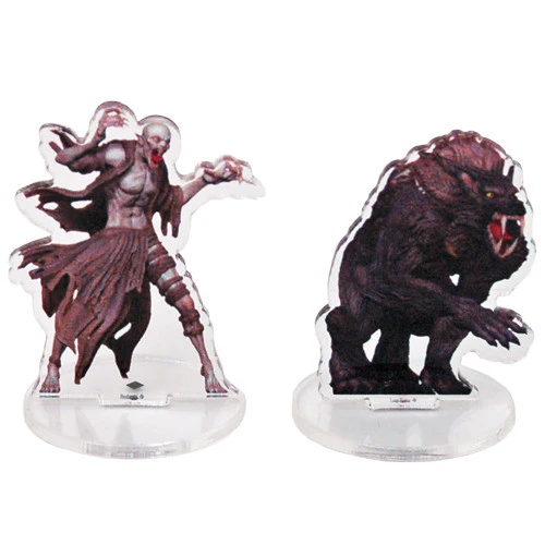 D&D Acrylic 2D Minis: Van Richten's Guide To Ravenloft - Set 1 5 D&D Acrylic 2D Minis: Van Richten's Guide To Ravenloft - Set 1 - Image 3